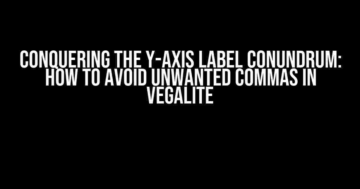 Conquering the Y-Axis Label Conundrum: How to Avoid Unwanted Commas in VegaLite