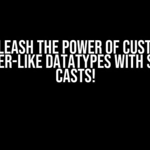 Unleash the Power of Custom Integer-Like Datatypes with Static Casts!